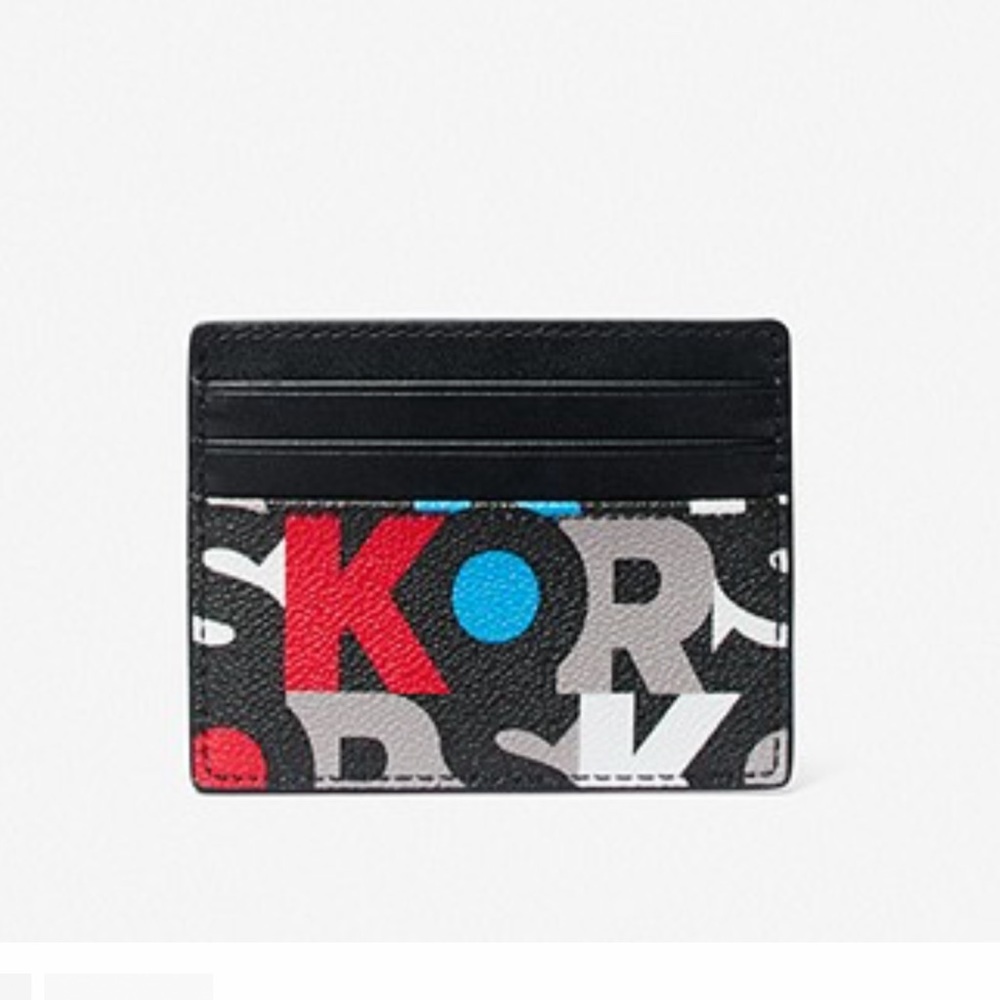 MICHAEL KORS MENS Cooper BLACK MLTI Graphic Logo Tall Card Case 
NWT
BLACK MULTI - Picture 2 of 16